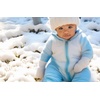 image:imageFunky Junque Newborn Baby Winter Mittens  Fleece Lined NoThumb Infant Mittens for Babies 09 Months Baby EssentialsWhite
