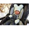 image:imageFunky Junque Newborn Baby Winter Mittens  Fleece Lined NoThumb Infant Mittens for Babies 09 Months Baby EssentialsWhite
