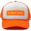 image:imageFunky Junque Premium Mesh Snapback Trucker Hat  Stylish Comfort for All  Patriotic Humor amp More1 Best Seller  WhiteNeon Orange