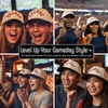 image:imageFunky Junque Upside Down City 2 Tone Trucker Hat Embroidered Baseball CapDenver  NavyBeige