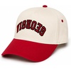 image:imageFunky Junque Upside Down City 2 Tone Trucker Hat Embroidered Baseball CapGeorgia  RedBeige
