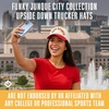 image:imageFunky Junque Upside Down City 2 Tone Trucker Hat Embroidered Baseball CapKansas City  RedBeige