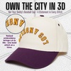 image:imageFunky Junque Upside Down City 2 Tone Trucker Hat Embroidered Baseball CapLos Angeles  PurpleBeige