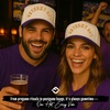 image:imageFunky Junque Upside Down City 2 Tone Trucker Hat Embroidered Baseball CapLos Angeles  PurpleBeige