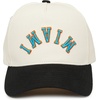 image:imageFunky Junque Upside Down City 2 Tone Trucker Hat Embroidered Baseball CapMiami  BlackBeige