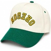 image:imageFunky Junque Upside Down City 2 Tone Trucker Hat Embroidered Baseball CapOregon  GreenBeige