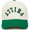 image:imageFunky Junque Upside Down City 2 Tone Trucker Hat Embroidered Baseball CapPhilly  GreenBeige