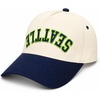 image:imageFunky Junque Upside Down City 2 Tone Trucker Hat Embroidered Baseball CapSeattle  NavyBeige