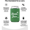 image:imageIndividual 12 Oz Beer Can Cooler  Game Day  GreenWhiteBirdie Juice  Green