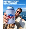 image:imageIndividual 12 Oz Beer Can Cooler  Game Day  GreenWhiteBoat Water  Grey