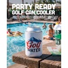 image:imageIndividual 12 Oz Beer Can Cooler  Game Day  GreenWhiteGolf Water  Grey