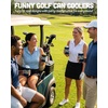image:imageIndividual 12 Oz Beer Can Cooler  Game Day  GreenWhiteOver Par  Under The Influence  Navy