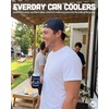 image:imageIndividual 12 Oz Beer Can Cooler  Game Day  GreenWhiteRoadie  Navy