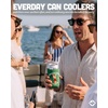 image:imageIndividual 12 Oz Beer Can Cooler  Game Day  GreenWhiteSwingers Club  Green