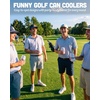 image:imageIndividual 12 Oz Beer Can Cooler  Game Day  GreenWhiteTitties  White