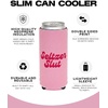 image:imageSlim Can Cooler  5 Pk  Game Day WhiteGreenSeltzer Slut  Pink