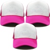 3 Pack - White/Hot Pink (All)