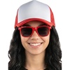 Hat (Red/White) & Sunglasses (Red)