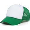 White/Kelly Green