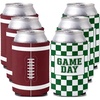 6 Pk - 3 Game Day White/Green & 3 Football