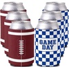 6 Pk - 3 Game Day White/Royal Blue & 3 Football