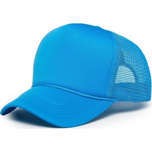 image:imageFunky Junque Blank Mesh Foam Lightweight Snapback Trucker HatAqua
