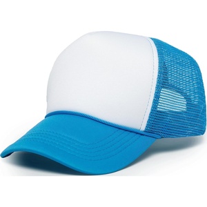 image:imageFunky Junque Blank Mesh Foam Lightweight Snapback Trucker HatWhiteAqua