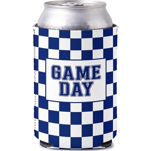 image:imageIndividual 12 Oz Beer Can Cooler  Game Day  GreenWhiteGame Day  NavyWhite