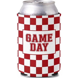 image:imageIndividual 12 Oz Beer Can Cooler  Game Day  GreenWhiteGame Day  WhiteCrimsonBurgundy
