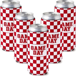 image:imageSlim Can Cooler  5 Pk  Game Day WhiteGreen5 Pk  Game Day WhiteCrimsonBurgundy