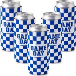 image:imageSlim Can Cooler  5 Pk  Game Day WhiteGreen5 Pk  Game Day WhiteRoyal Blue