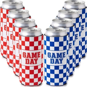 image:imageSlim Can Cooler  5 Pk  Game Day WhiteGreen8 Pk  Game Day  4 WhiteRed  4 WhiteRoyal Blue