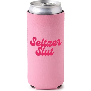 image:imageSlim Can Cooler  5 Pk  Game Day WhiteGreenSeltzer Slut  Pink