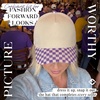 image:imageFunky Junque Trucker Snapback HatChecker Print  PurpleBeige