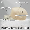 image:imageFunky Junque Trucker Snapback HatDuck Camo  GreyBeige Mix
