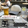 image:imageFunky Junque Trucker Snapback HatGingham Print  Black  WhiteBeige