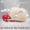 image:imageFunky Junque Trucker Snapback HatStar Print  RedBeige