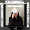image:imageFunky Junque Trucker Snapback HatStripes  Light BlueBeige