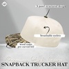 image:imageFunky Junque Trucker Snapback HatWood CamoBeige