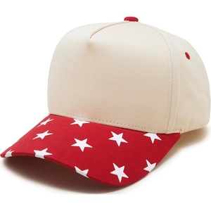 image:imageFunky Junque Trucker Snapback HatStar Print  RedBeige