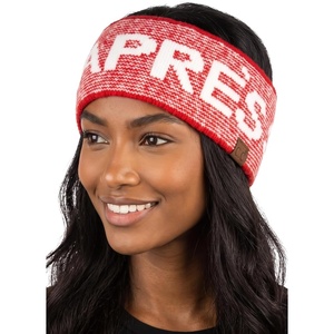 image:imageFunky Junque Aprs Ski Ear Warmer Headband  Cozy Winter Knit Headwrap for Women Running Skiing ColdWeather Head Wrap  Southwest Pattern  IvoryApres Ski  Red