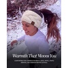 image:imageFunky Junque Exclusives Womens Headwrap and Ear Warmer  Taupe  CrochetBeige  Braided Chunky Knit