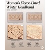 image:imageFunky Junque Exclusives Womens Headwrap and Ear Warmer  Taupe  CrochetBeige  Crochet