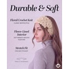 image:imageFunky Junque Exclusives Womens Headwrap and Ear Warmer  Taupe  CrochetBeige  Crochet