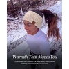 image:imageFunky Junque Exclusives Womens Headwrap and Ear Warmer  Taupe  CrochetBeige  Crochet