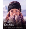 image:imageFunky Junque Exclusives Womens Headwrap and Ear Warmer  Taupe  CrochetBlack  Braided Chunky Knit
