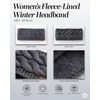 image:imageFunky Junque Exclusives Womens Headwrap and Ear Warmer  Taupe  CrochetGrey  Metallic