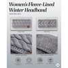 image:imageFunky Junque Exclusives Womens Headwrap and Ear Warmer  Taupe  CrochetHeather Grey
