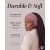 image:imageFunky Junque Exclusives Womens Headwrap and Ear Warmer  Taupe  CrochetMauve  Braided Chunky Knit