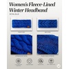 image:imageFunky Junque Exclusives Womens Headwrap and Ear Warmer  Taupe  CrochetRoyal Blue